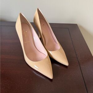Kate Spade Nude Patent Leather Heels